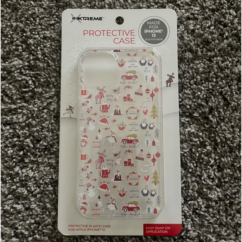 Xtreme Protective Holiday Print Phone Case for iPhone 13